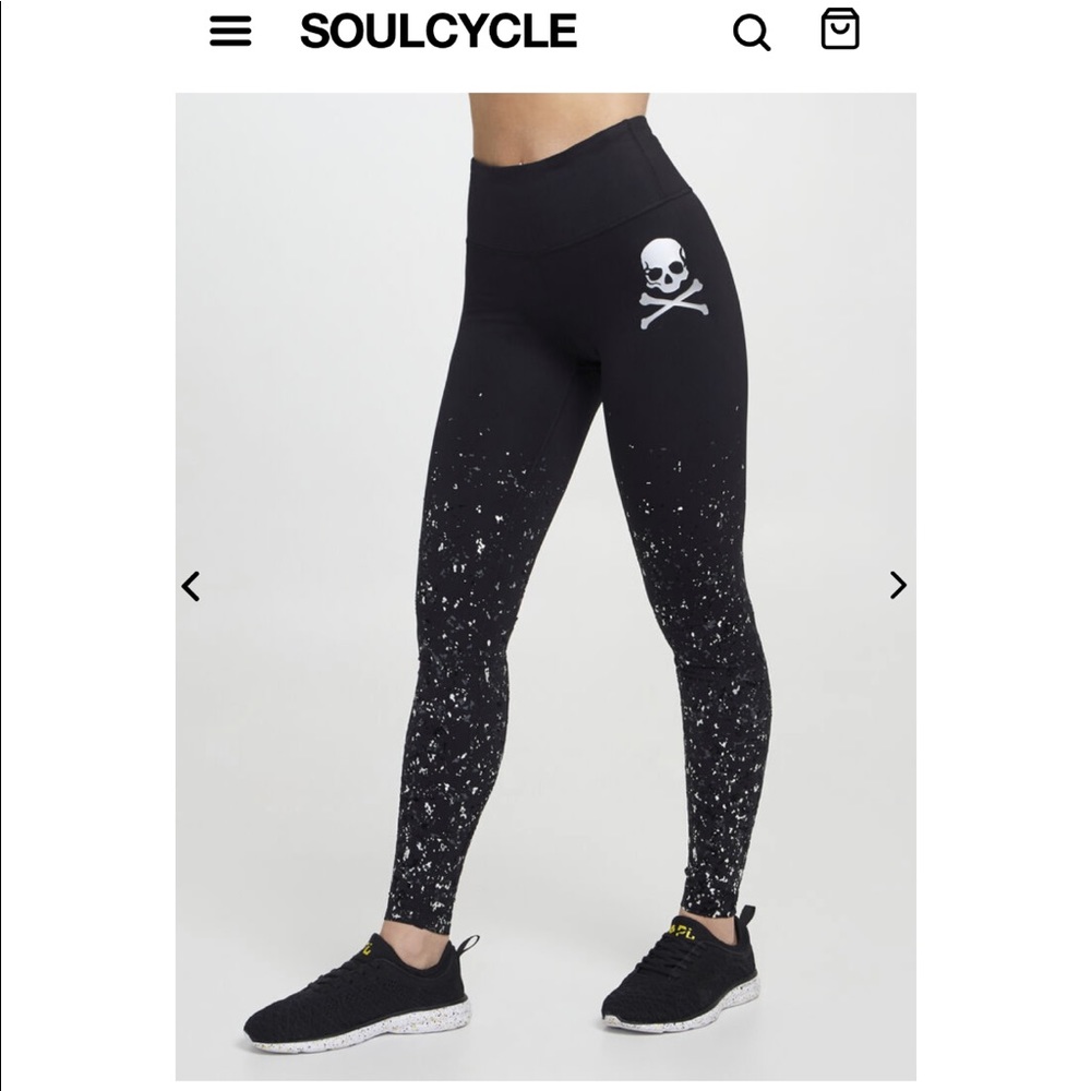Speckle shine lululemon soulcycle leggings